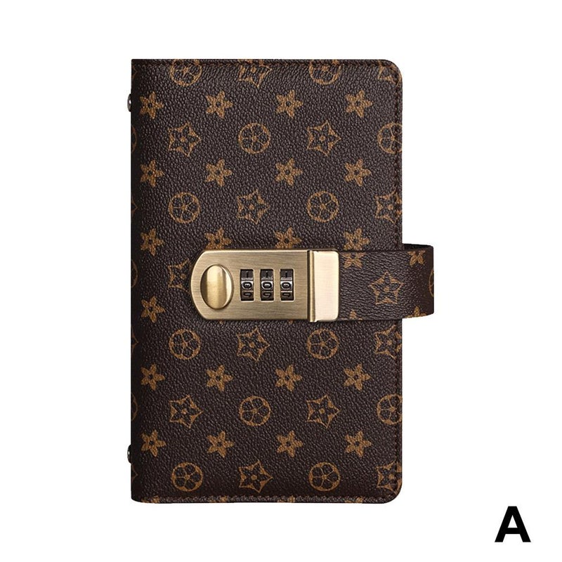 New high-end cash deposit book with combination lock, large capacity cash storage bag, money clip, money booklet